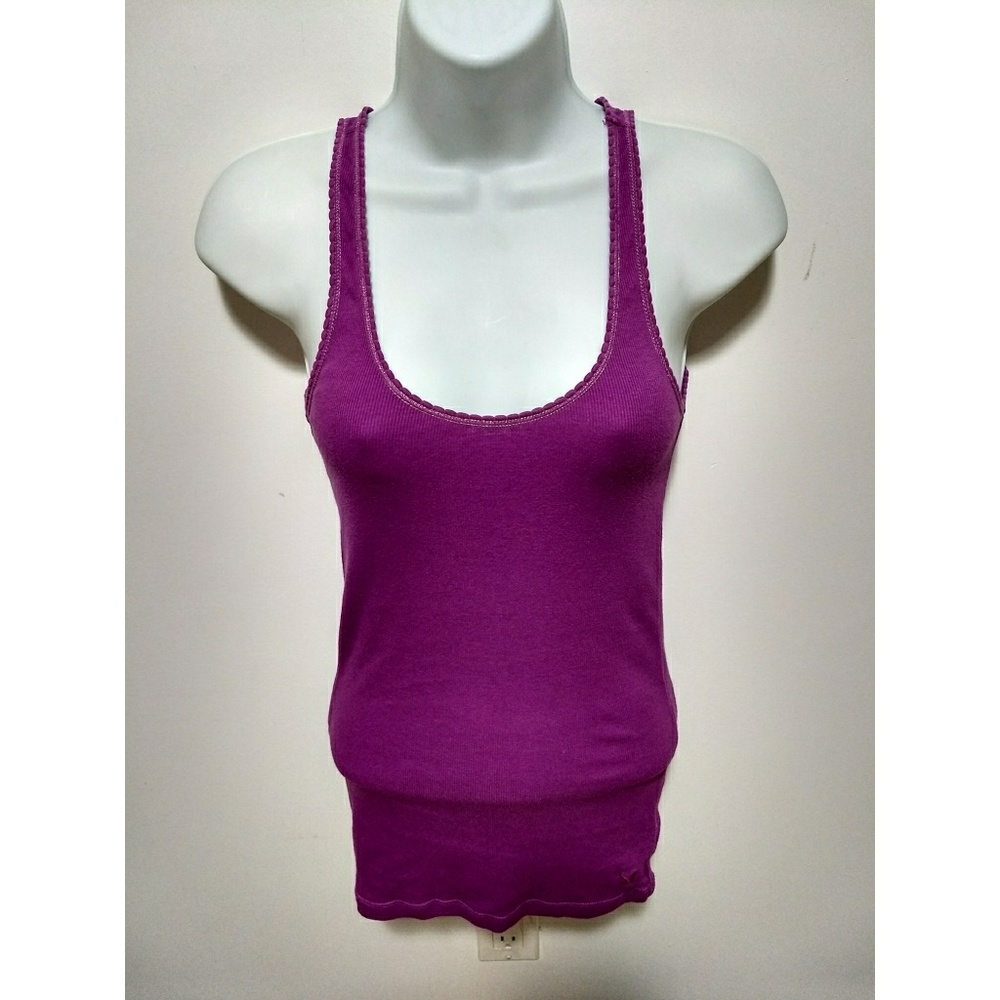 American Eagle purple ribbed tank top