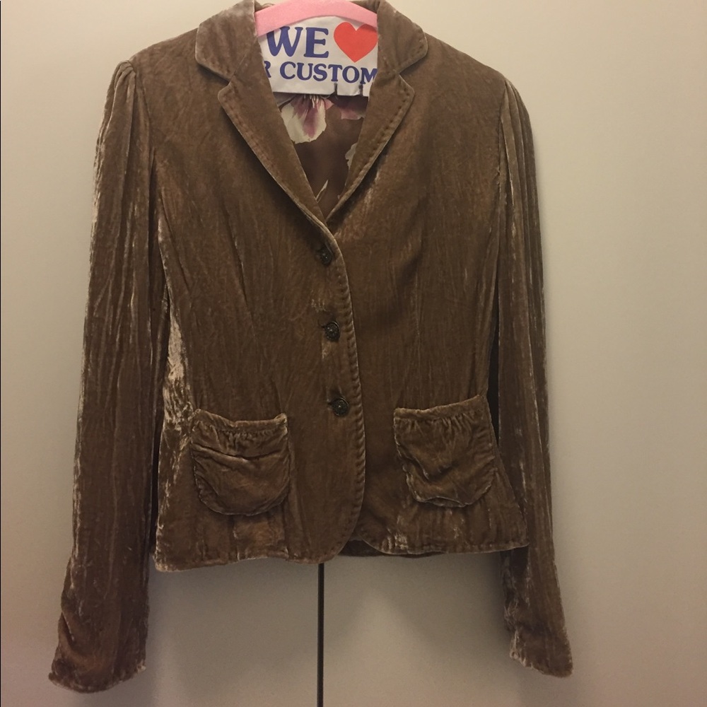 Gorgeous Crushed Velvet Elie Tahari Jacket