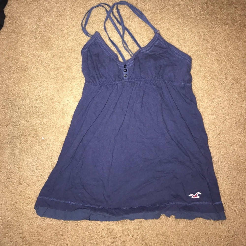 Navy Hollister medium tank top
