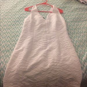 Lilly Pulitzer white graduation dress