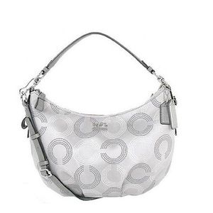 Coach Madison Dotted Art Convertible Hobo