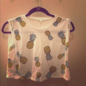 Pineapple crop top