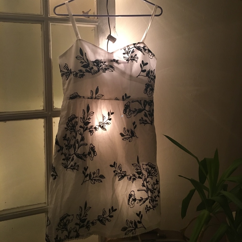 J. Crew embroidered cotton summer dress