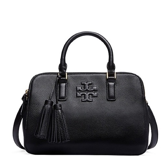 Tory Burch Handbags - Tory Burch Thea Small Rounded Double-Zip Satchel