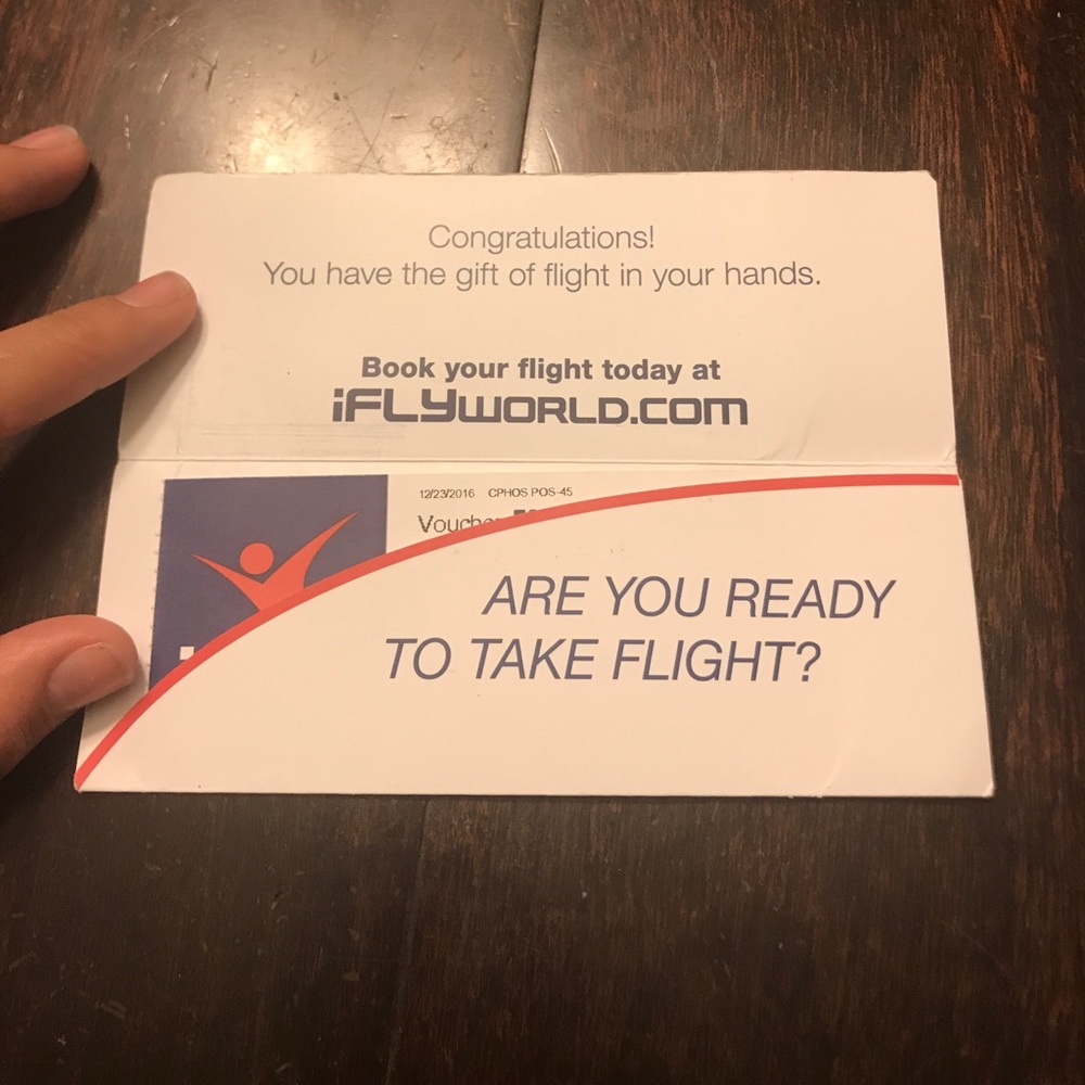 Two IFLY tickets