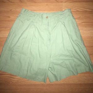 Green shorts