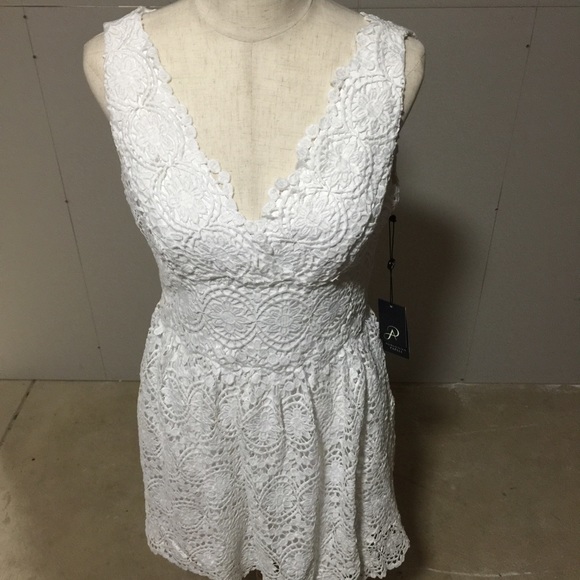 Adrianna Papell guipur dress - Picture 2 of 6