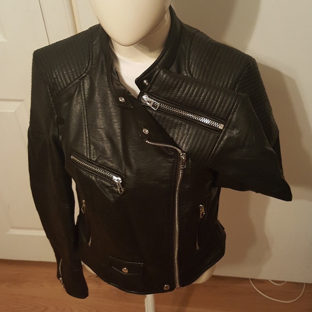 NWTS Zara faux leather biker jackets - Picture 3 of 3