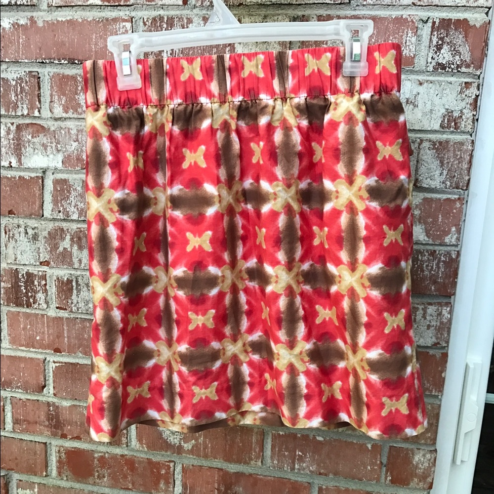 J. Crew Abstract Skirt