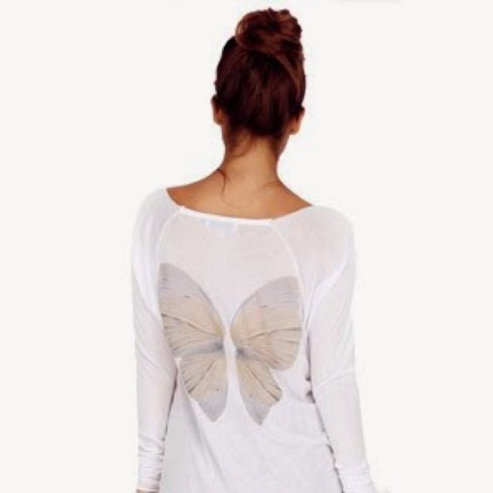 🦋Wildfox Butterfly Wings Long Sleeve Shirt 🦋