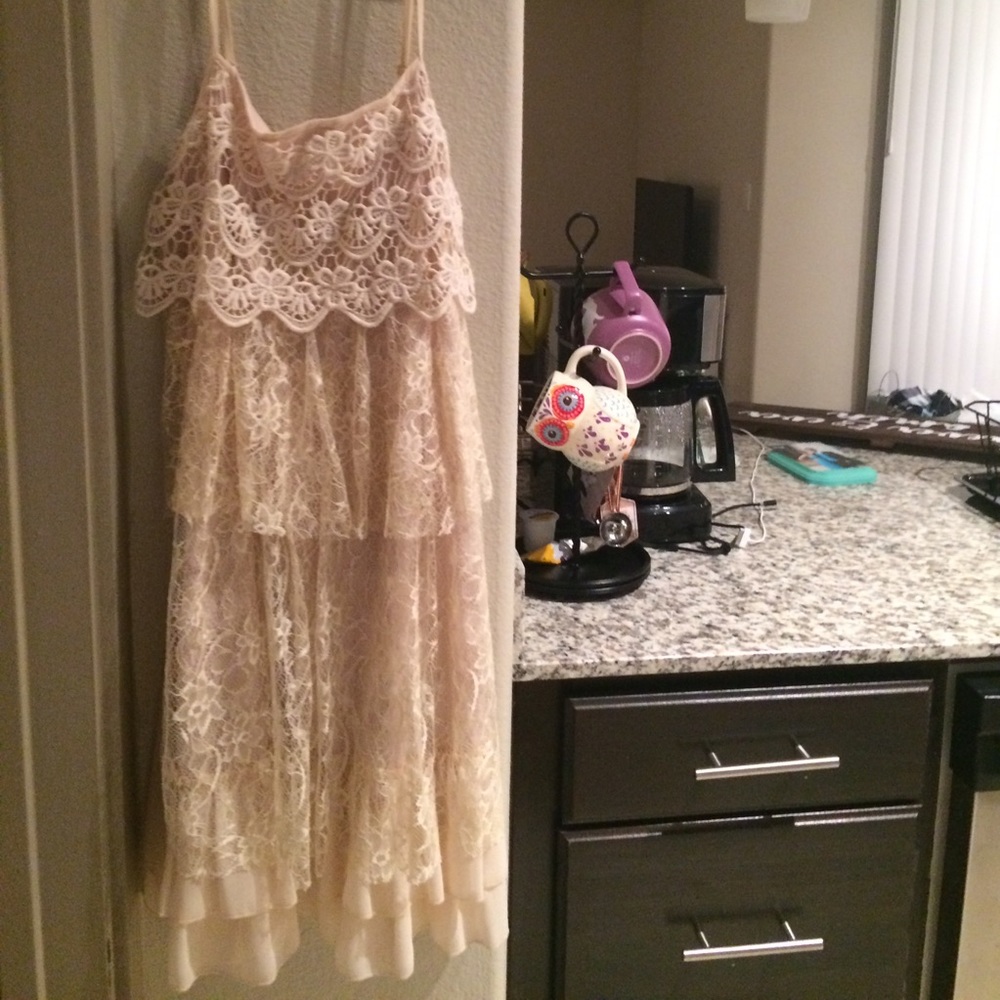 Lacey tiered dress