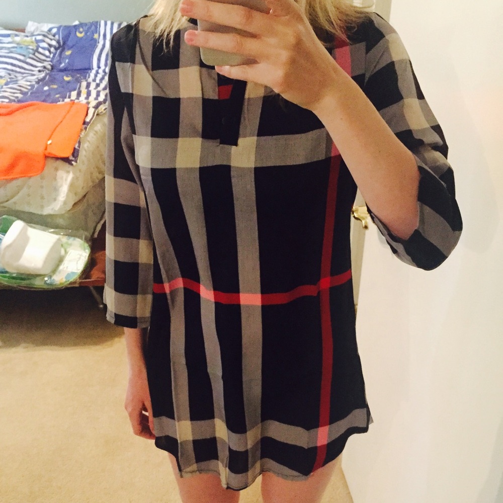 Plaid tunic/dress