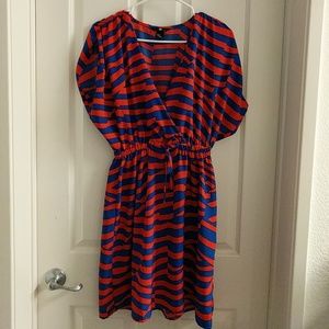 🎉 Sale 🎉 Red & Blue Striped Dress