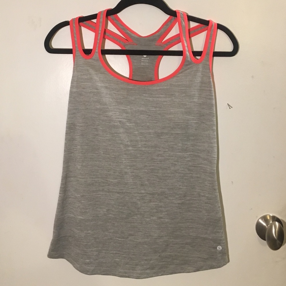 Strappy workout tank