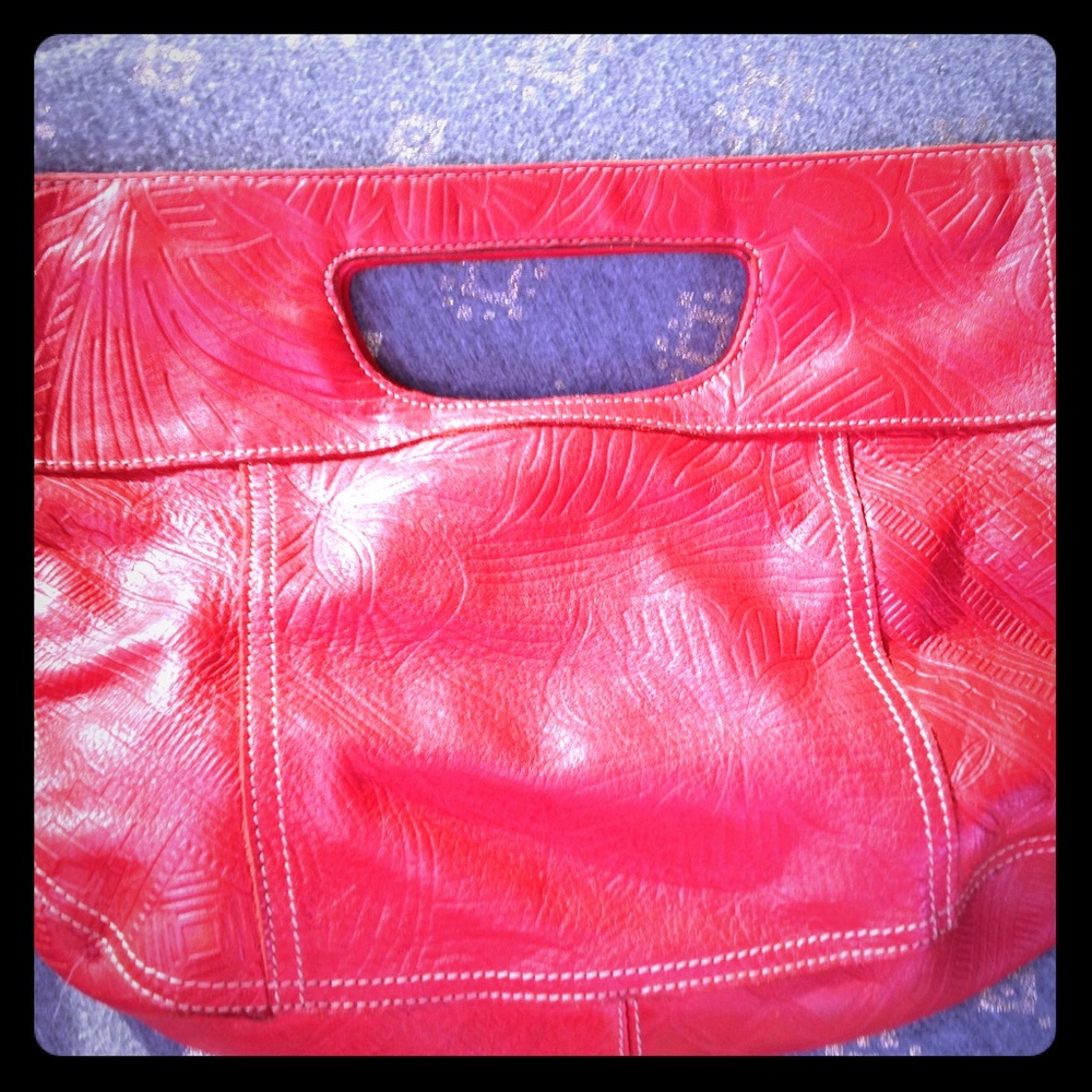 Red Franco sarto handbag