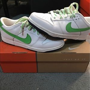 Like New Green/White Nike Dunks