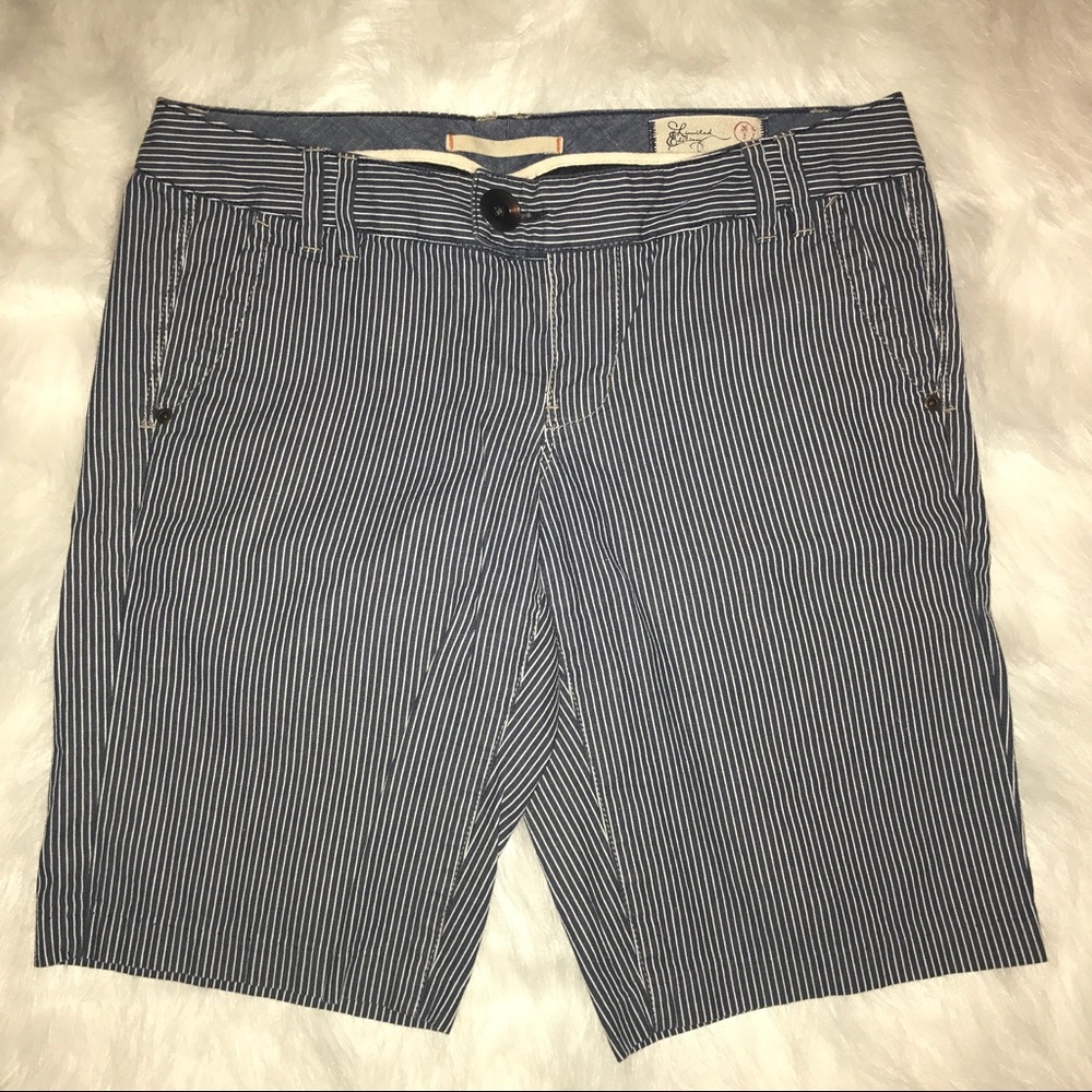 Striped Bermuda Shorts