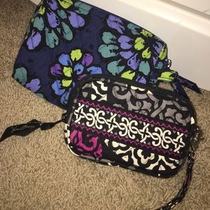 Vera Bradley Wristlet and Make Up Bag