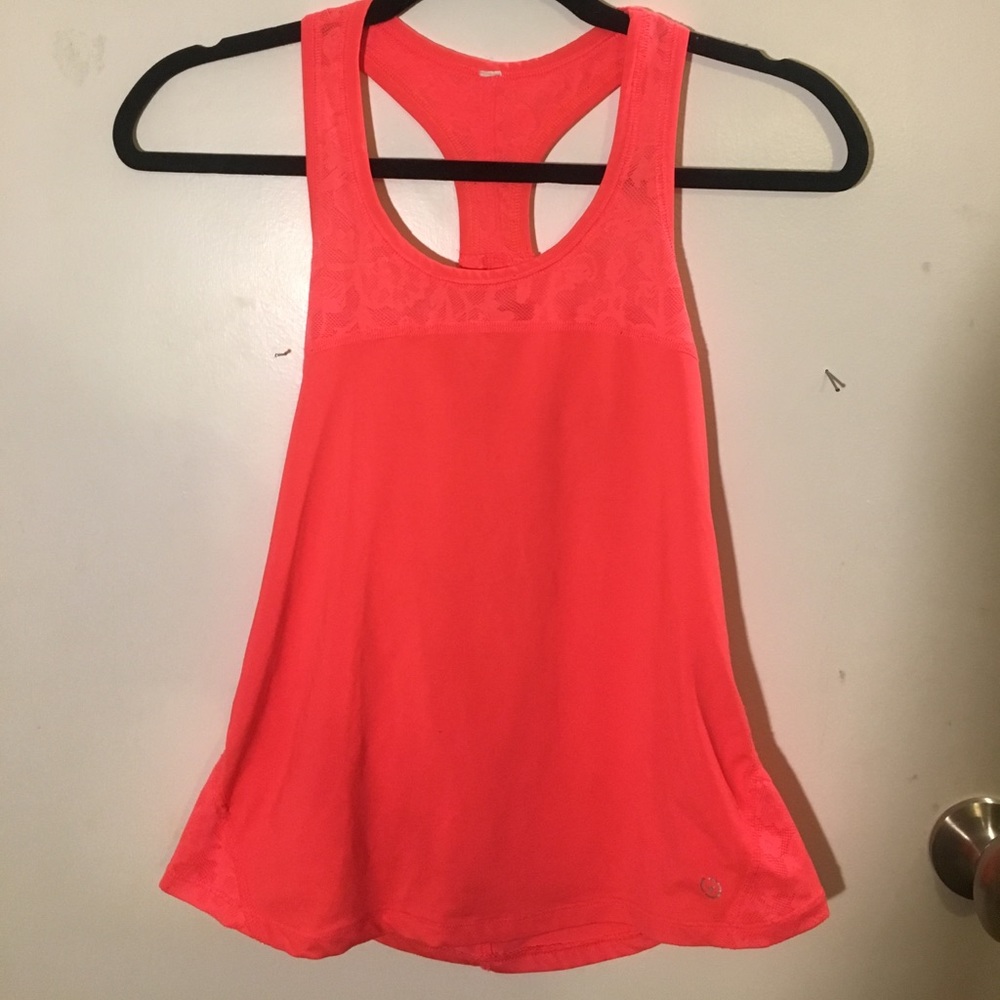 Open back workout tank