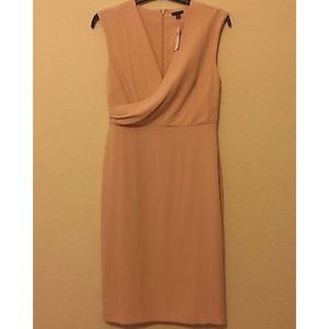 Ann taylor new nude peach pink dress size 8 NWT