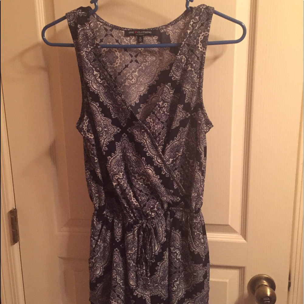 Blue romper