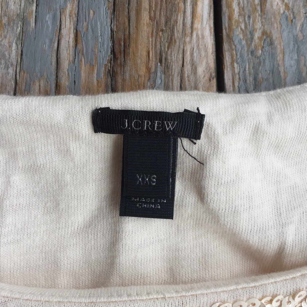 J. Crew Sequined Tee - image 3