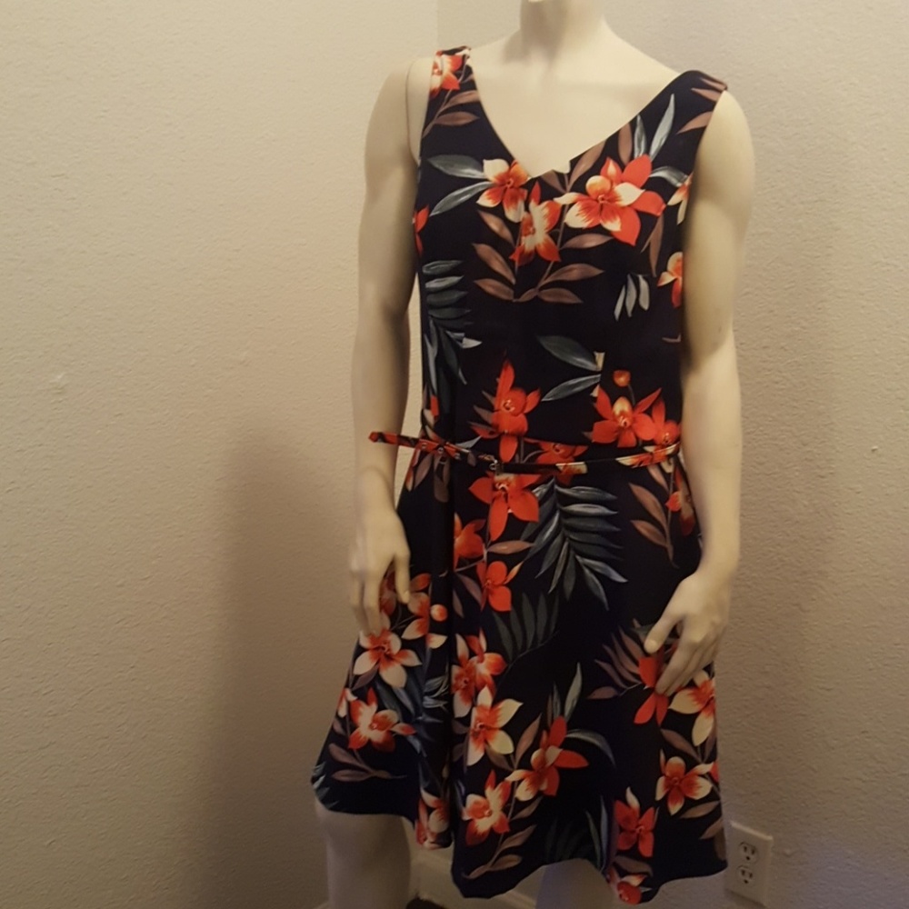 Floral cocktail dress