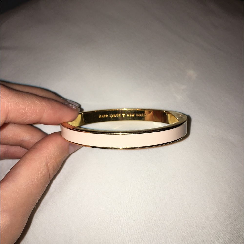 Baby pink KATE SPADE magnetic bangle