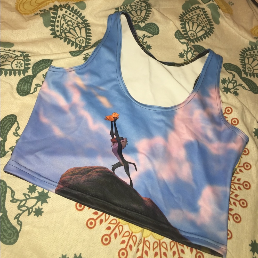 Blackmilk Disney Lion King Crop Top 🦁