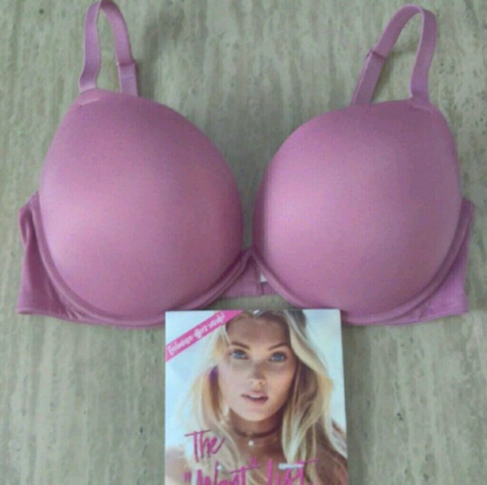 PINK Rose Push up Bra