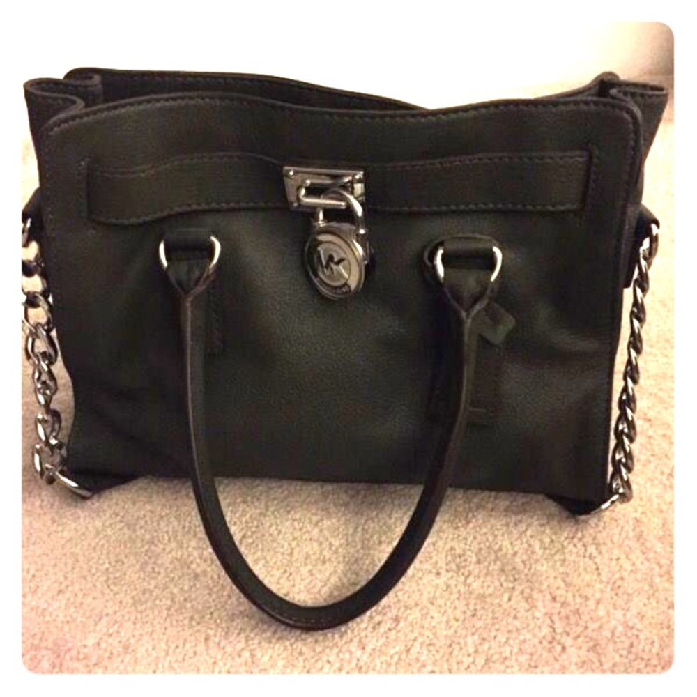 Dark Olive Green Michael Kors purse