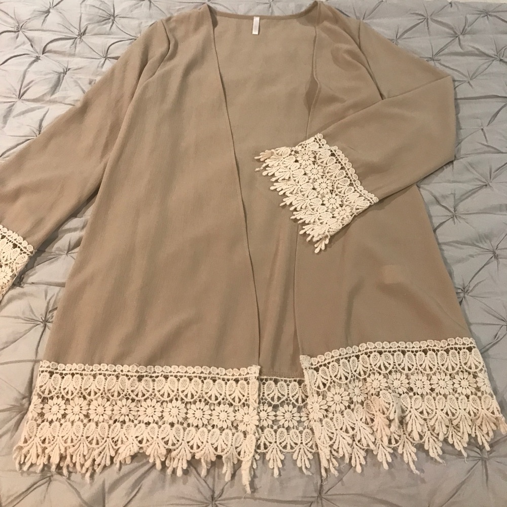 Pink Blush Kimono Cardigan