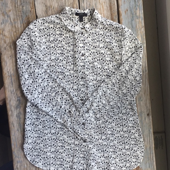 J. Crew Silk Blouse  HP - Picture 2 of 6