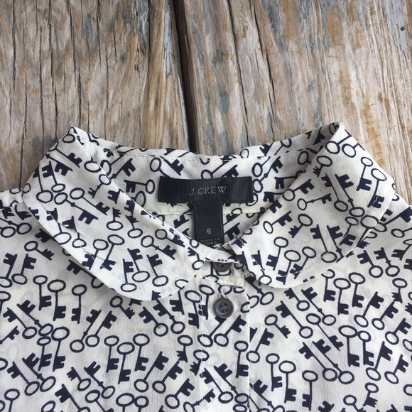 J. Crew Silk Blouse  HP - Picture 3 of 6