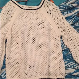 Long sleeve see through shirt