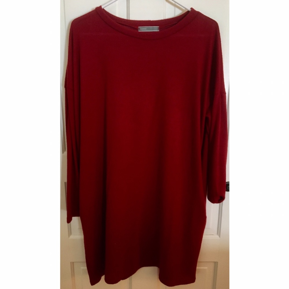 Red Long Sleeve Dress