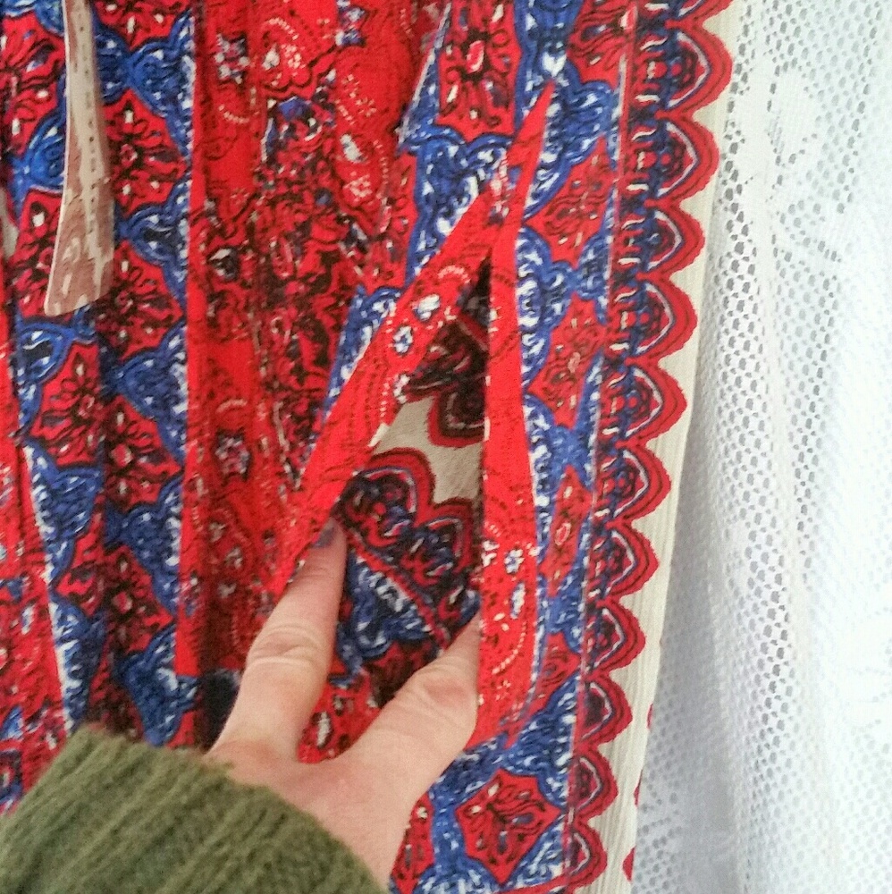 NWT BAND OF GYPSIES BOHEMIAN MAXI DRESS - Picture 3 of 6