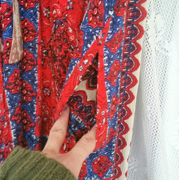 NWT BAND OF GYPSIES BOHEMIAN MAXI DRESS - Picture 3 of 6