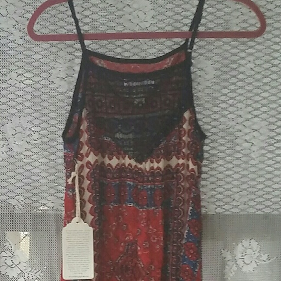 NWT BAND OF GYPSIES BOHEMIAN MAXI DRESS - Picture 5 of 6