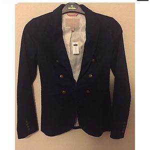 Banana Republic woman navyblazer with gold buttons