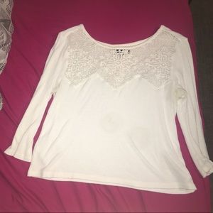 Lace crop top