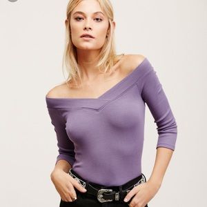 Xs lilac free people top