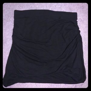 BR black ruched skirt