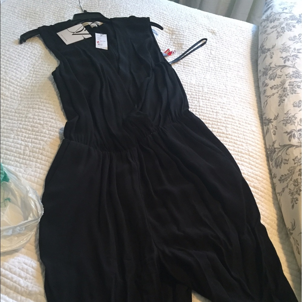 DVF black jumpsuit