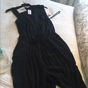 DVF black jumpsuit