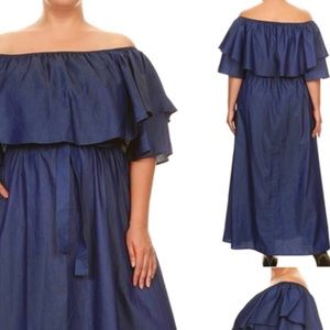 Plus size Denim Dress