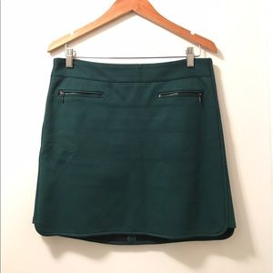 White House black market green skirt