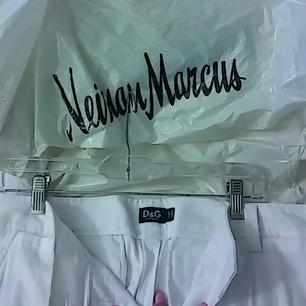 Dolce and Gabbana white pants