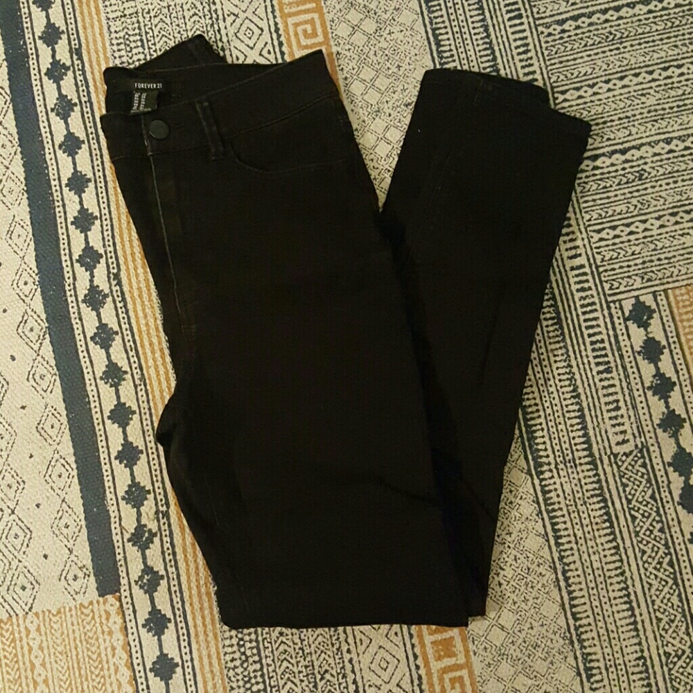 High waist forever 21 jeans