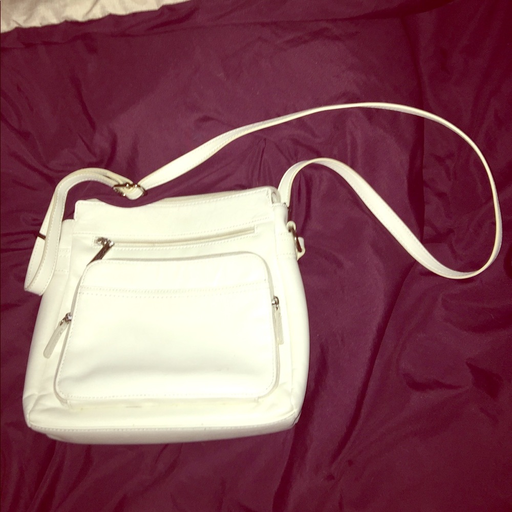 White crossbody bag